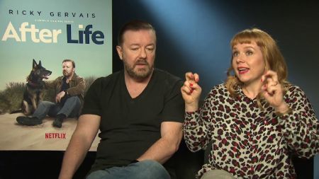 Kerry plays Ricky Gervais' wife in Afterlife